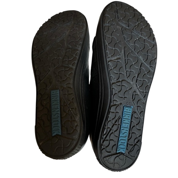 Birkenstock QO 500 Smooth Black Leather Sneaker Work Shoe Non Metal L9 M7 - Picture 7 of 12